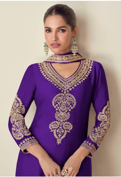 ROMA BY AASHIRWAD DESIGNER CHINON SALWAR SUIT WHOLESALER IN INDIA